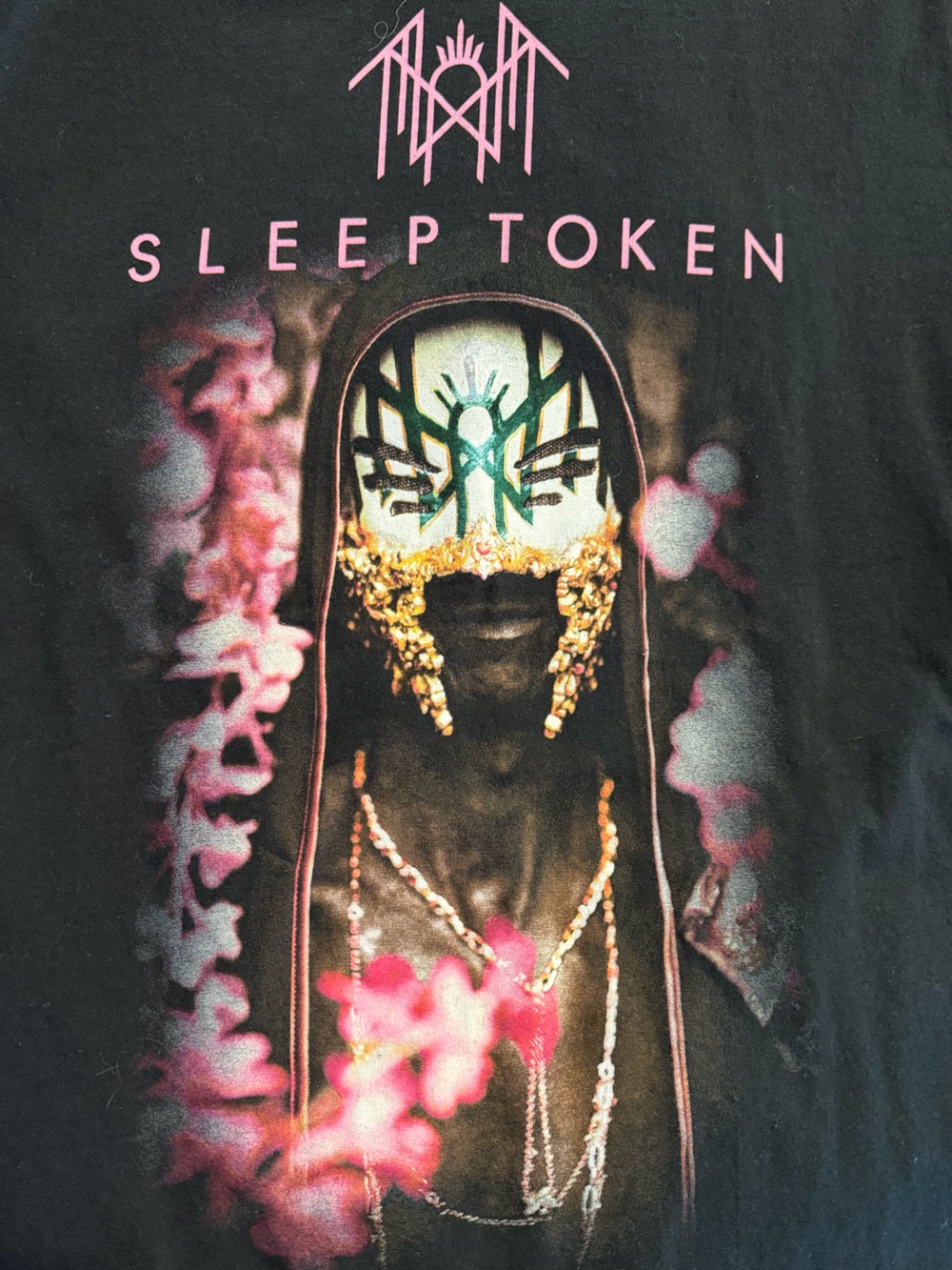 Sleep Token Black Graphic Short Sleeve Tee